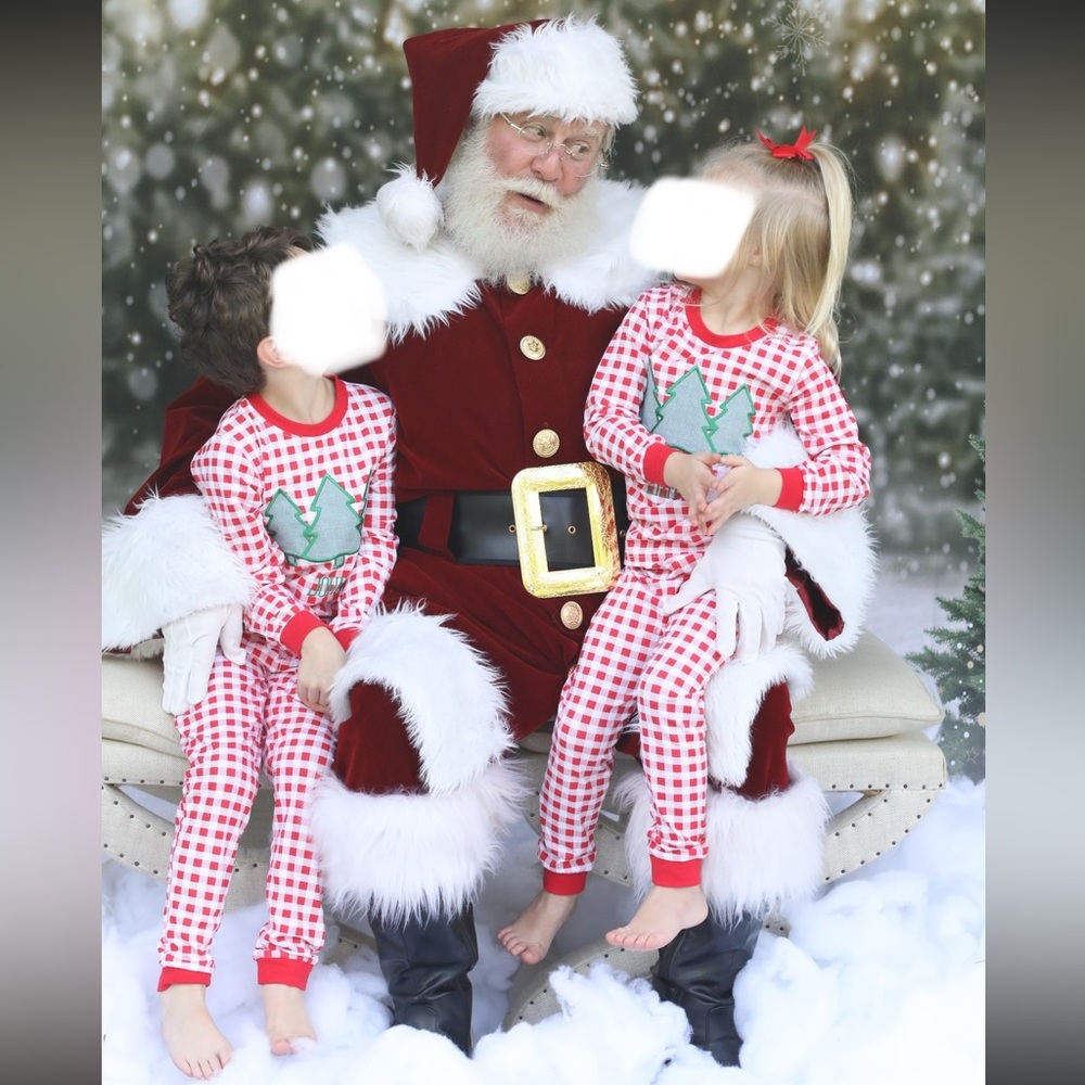 Monogrammed Christmas Holiday Pajamas
